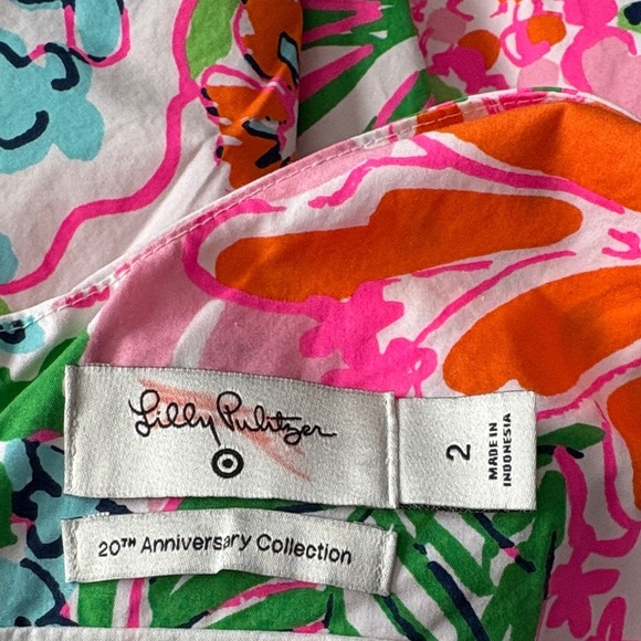 LILLY PULITZER for Target 20th Anniversary Nosey Posey Floral Dress Size 2 - Picture 5 of 7